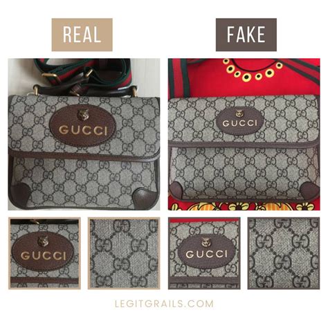 gucci bookbag real vs fake|how to tell if Gucci bag is real.